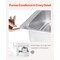 4 Pack 8 Qt Chafing Dish Buffet Set, Catering Warmer with Pans and Stand